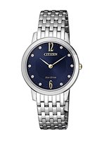 Armbanduhr Citizen Dame Eco Drive in Stahl EX1498-87L - EX1498-87L